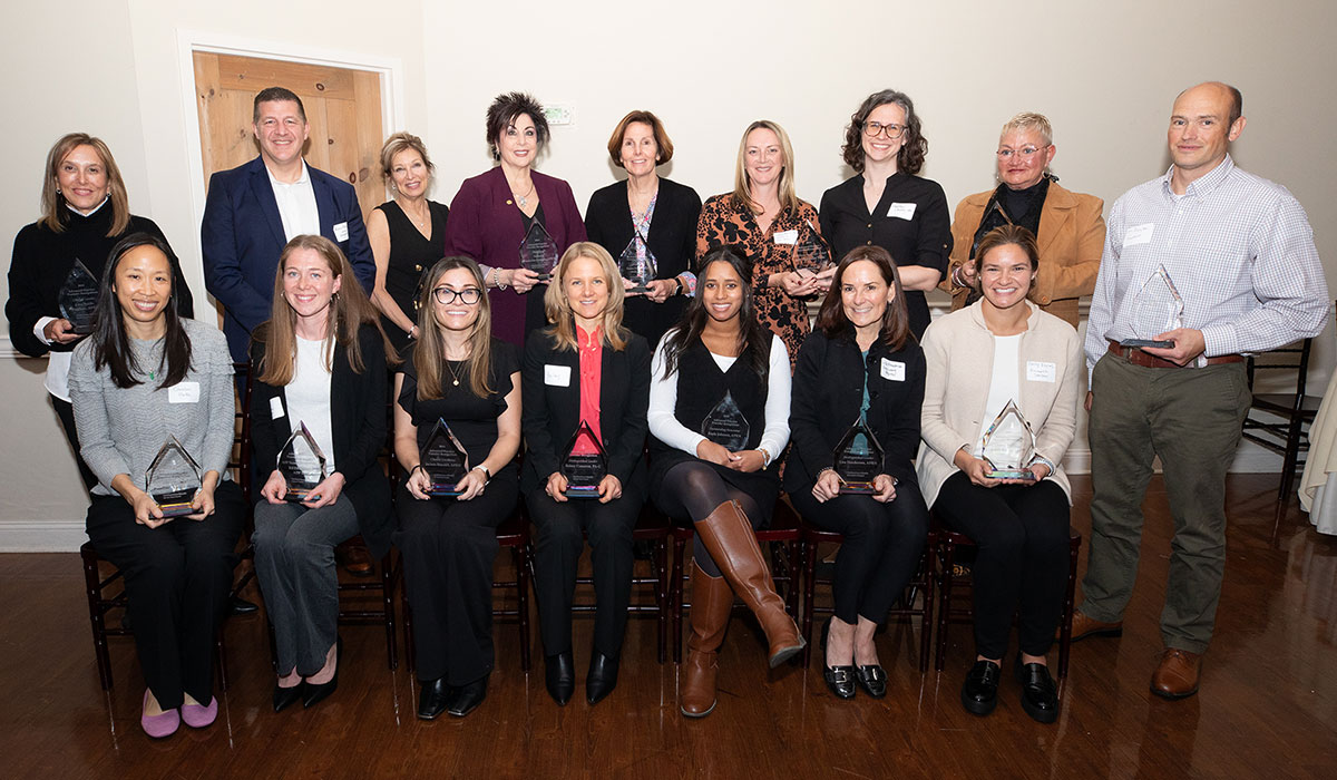 APPs from throughout the health system received special awards at their annual recognition dinner, sponsored by the YNHH Medical Staff Engagement Committee.